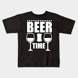 Beer Time T Shirt For Women Men Kids T-Shirt